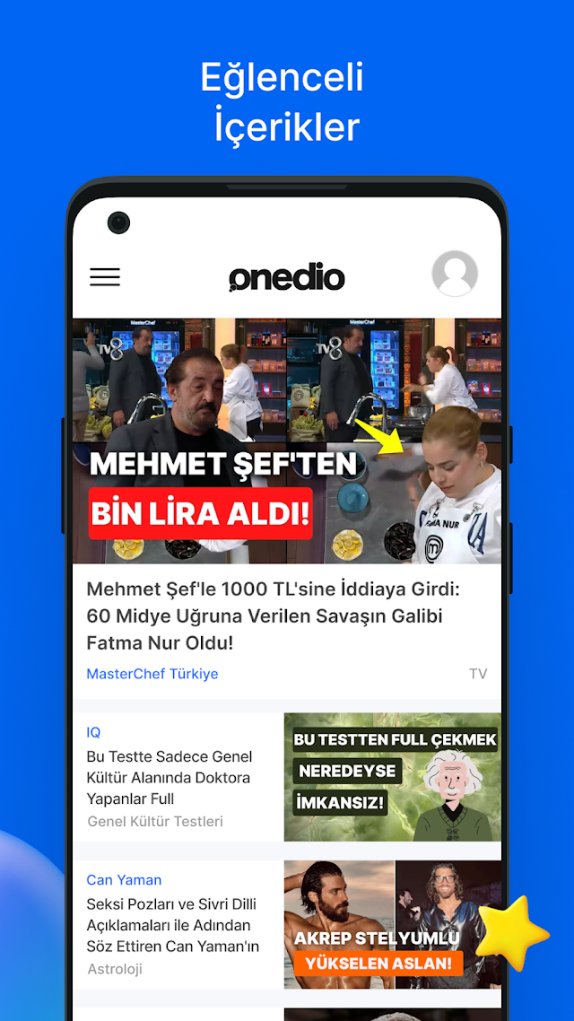 Onedio – İçerik, Haber, Test Resimleri