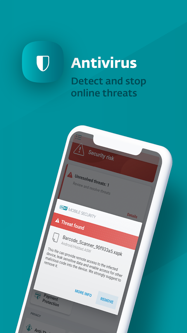 ESET Mobile Security Antivirus Resimleri