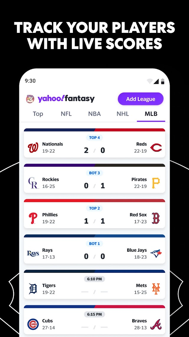 Yahoo Fantasy Sports: NFL, MLB Resimleri