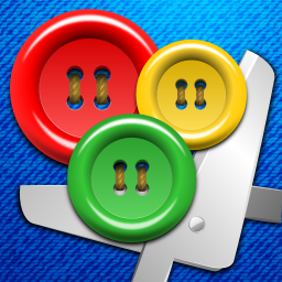 Android Buttons and Scissors ikonu