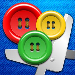 Android Buttons and Scissors ikonu