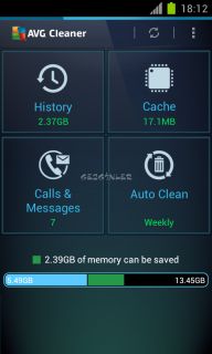 AVG Memory & Cache Cleaner Resimleri