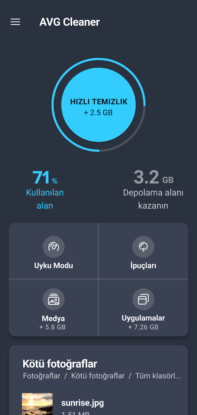 AVG Cleaner – Temizleyici Resimleri