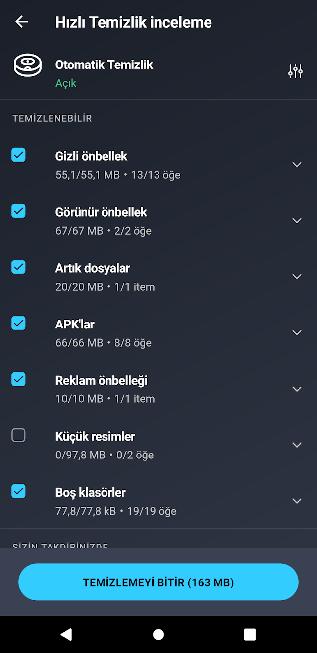 AVG Cleaner – Temizleyici Resimleri