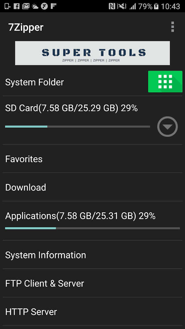 7Zipper - File Explorer (zip, Resimleri
