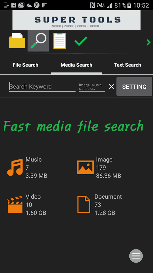 7Zipper - File Explorer (zip, Resimleri