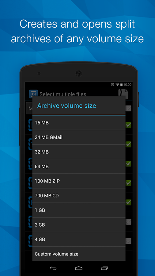 B1 Archiver zip rar unzip Resimleri