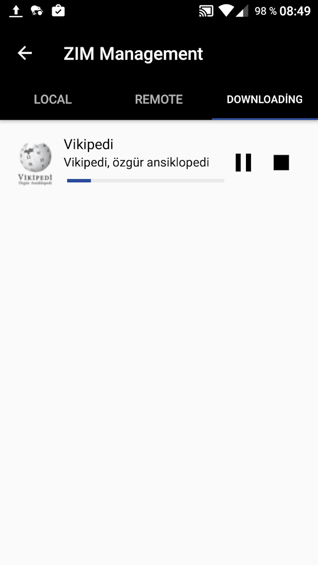Kiwix - offline Vikipedi Resimleri