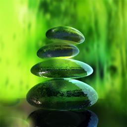 Android Green Zen Live Wallpaper ikonu