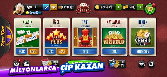 Okey Plus - En Kalabal�k Okey! Resimleri