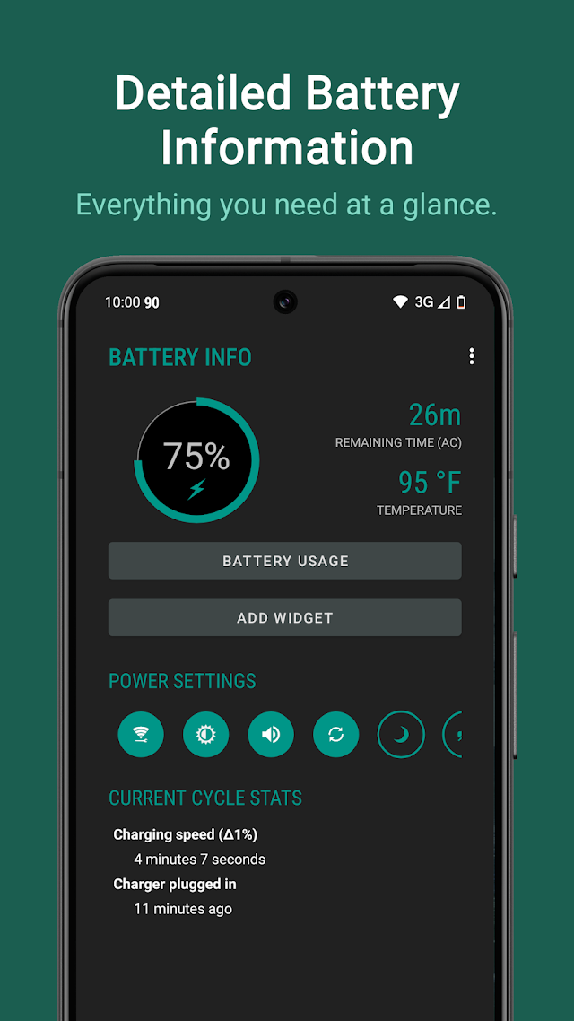 Battery Widget Reborn Resimleri