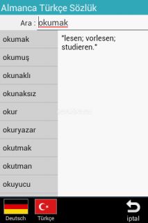 Almanca Türkçe Sözlük Resimleri