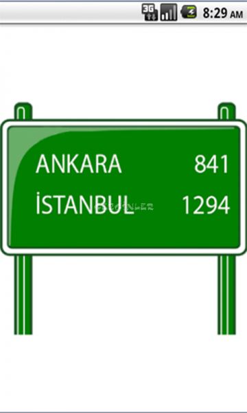 Yol güzergah hesaplama.