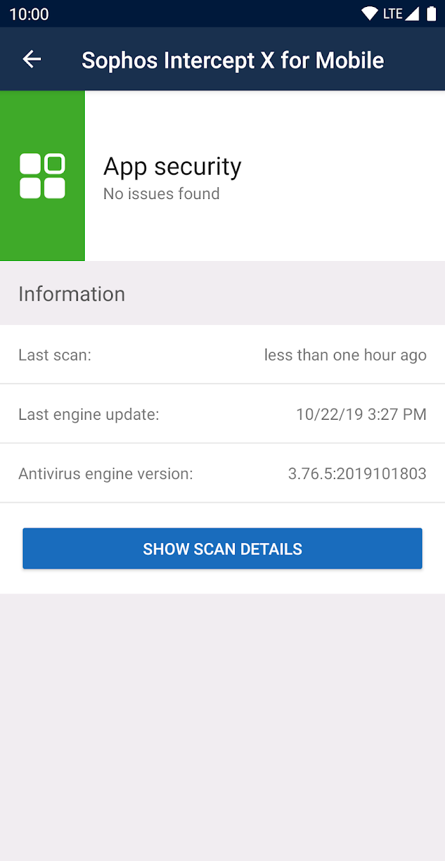 Sophos Intercept X for Mobile Resimleri