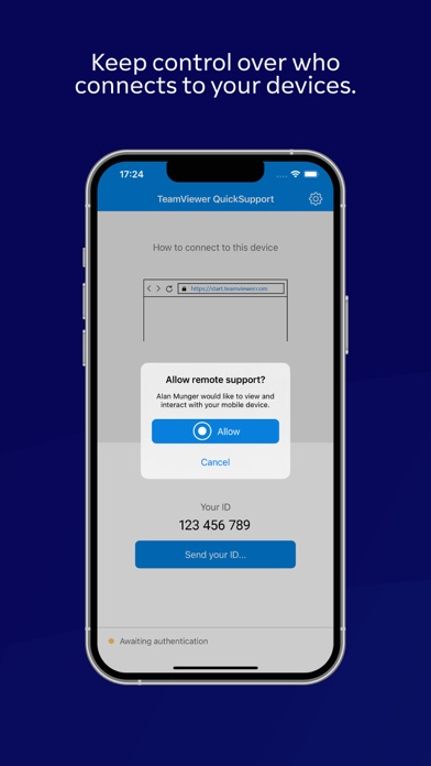 TeamViewer QuickSupport Resimleri