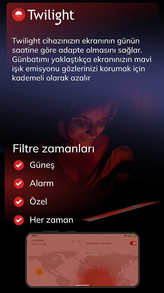 Twilight: Mavi ışık filtresi Resimleri