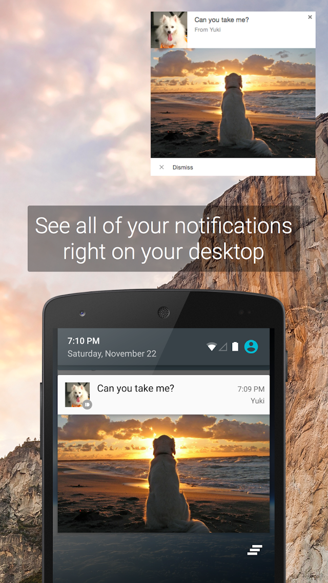 Pushbullet: SMS on PC and more Resimleri