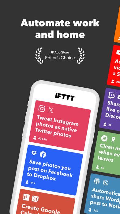 IFTTT - Automate work and home Resimleri