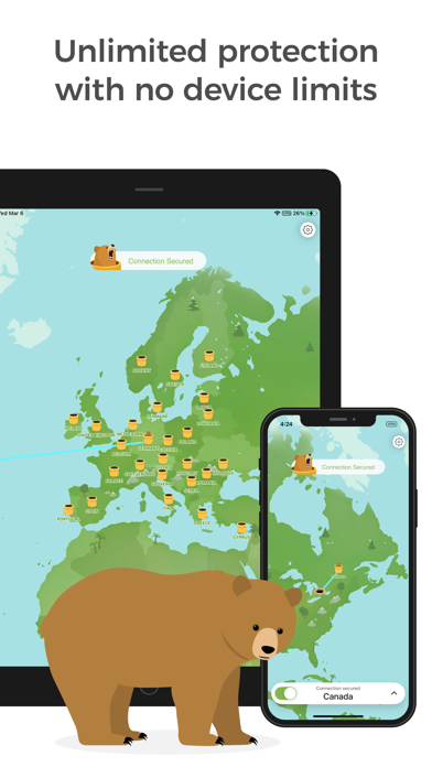TunnelBear: Secure VPN & Wifi Resimleri