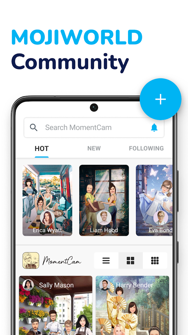 MomentCam Cartoons & Stickers Resimleri