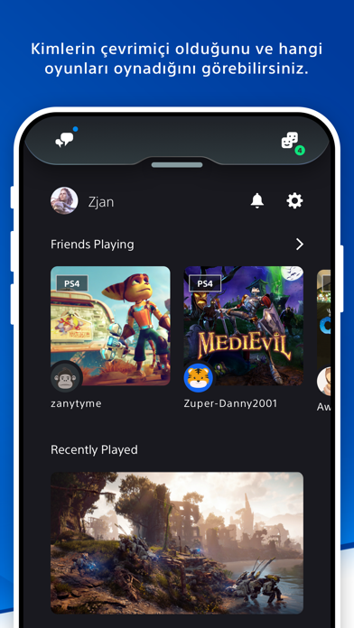 PlayStation App Resimleri