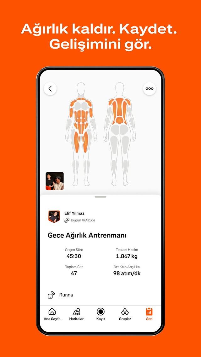 Strava: Koş, Sür, Yürü Resimleri