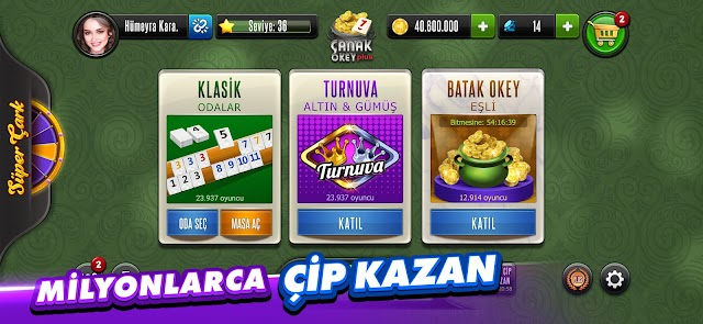 Çanak Okey Plus - Eşli & Canlı Resimleri