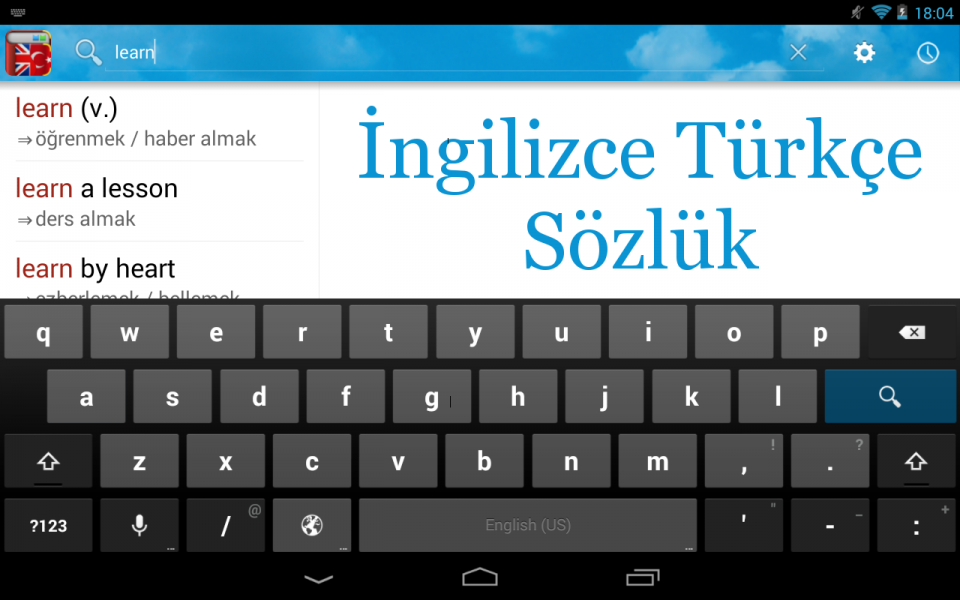 Ingilizce sözlük Ingilizce sözlük