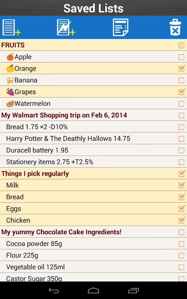 Shopping List Grocery & Budget Resimleri