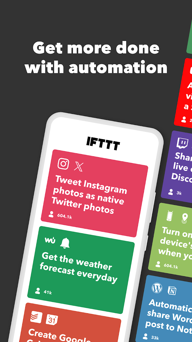 IFTTT - Automate work and home Resimleri