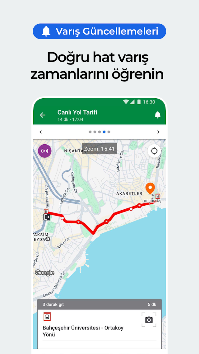 Moovit: Toplu Taşıma Rehberi Resimleri