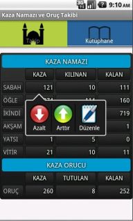 Kaza Namaz ve Oru Takibi Resimleri