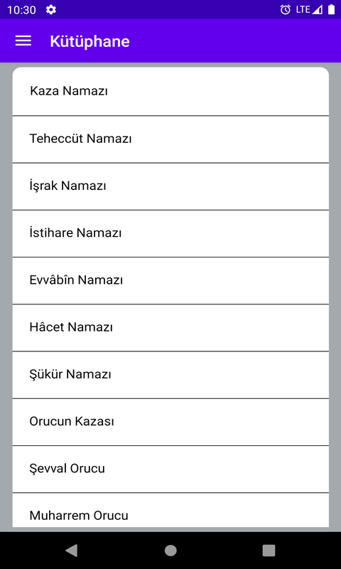 Kaza Namazı ve Oruç Takibi Resimleri