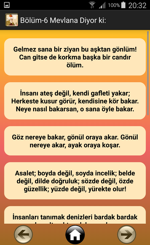 Mevlana'dan Veciz Sözler Resimleri