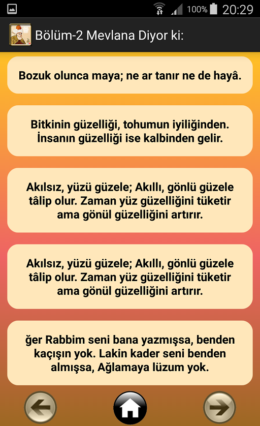 Mevlana'dan Veciz Sözler Resimleri