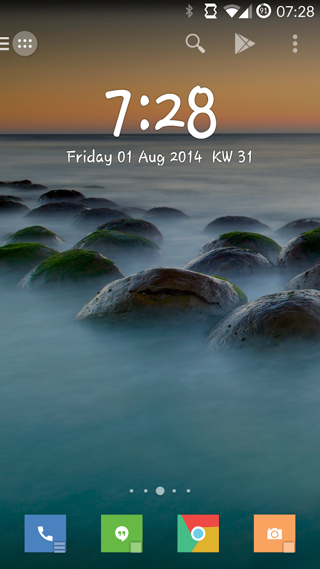 Minimalistic Text: Widgets Resimleri