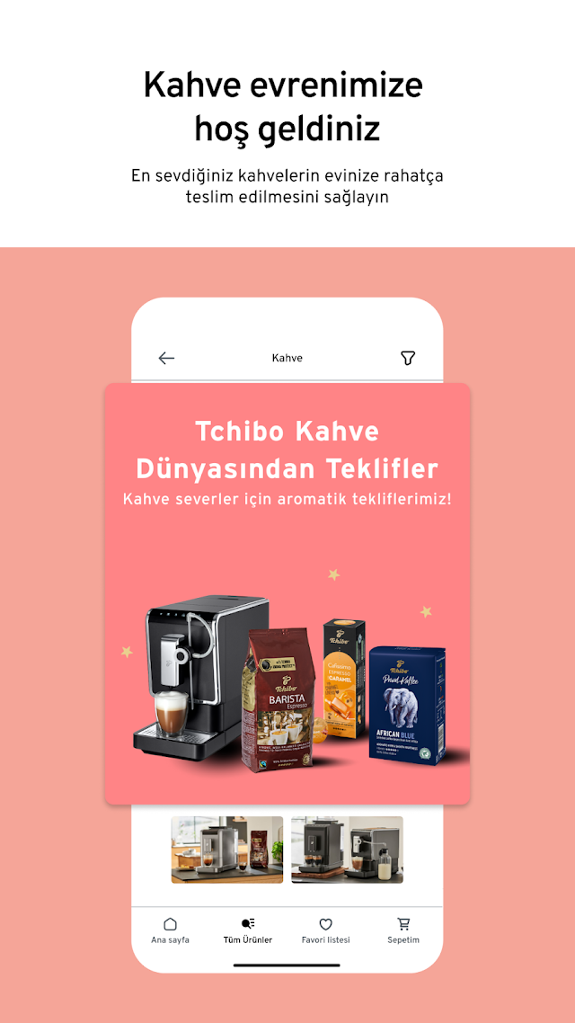 Tchibo:Kahve,Giyim,Dekorasyon Resimleri
