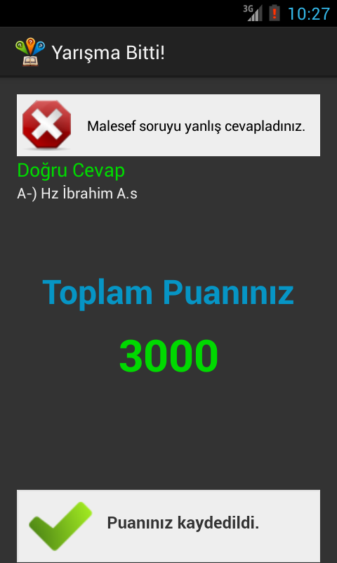 İslami Bilgi Yarışması Resimleri
