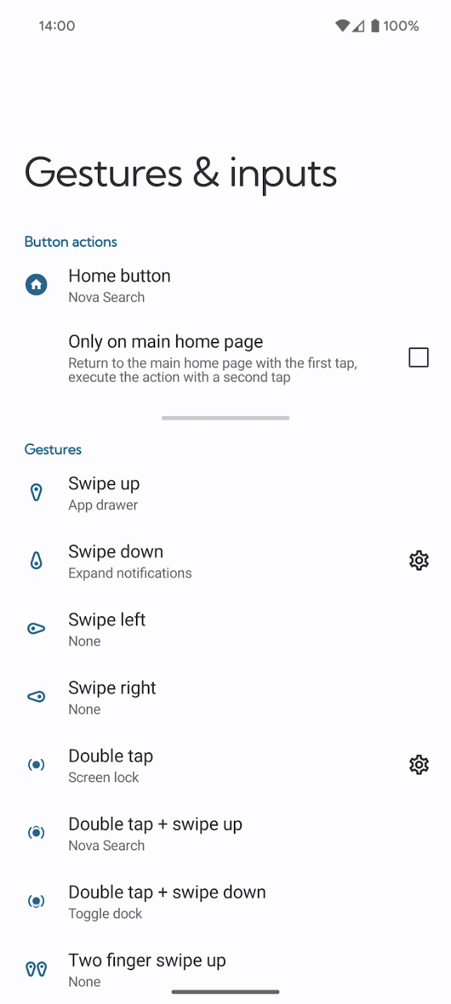 Nova Launcher Prime Resimleri