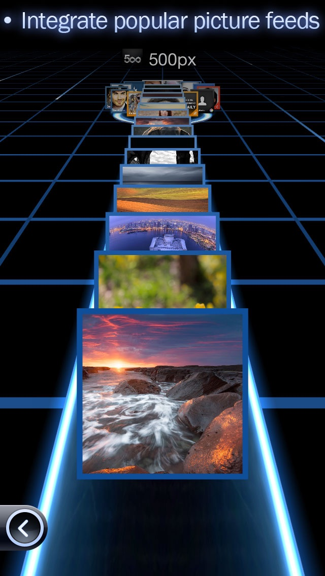 Photo 3D: The All-in-1 album for Facebook, Instagram, Flickr, Picasa and RSS Resimleri