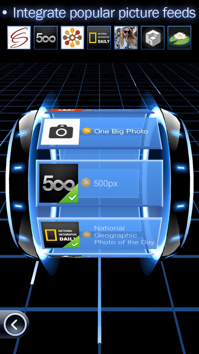 Photo 3D: The All-in-1 album for Facebook, Instagram, Flickr, Picasa and RSS Resimleri
