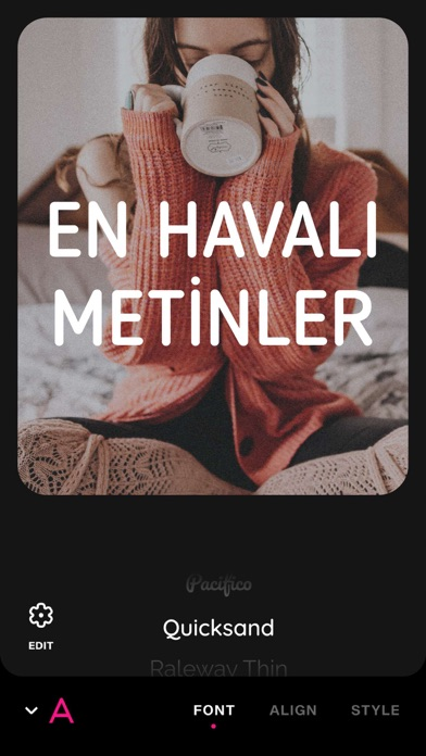 Font Candy - Fotoğraf Editörü Resimleri