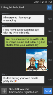Textra SMS Resimleri