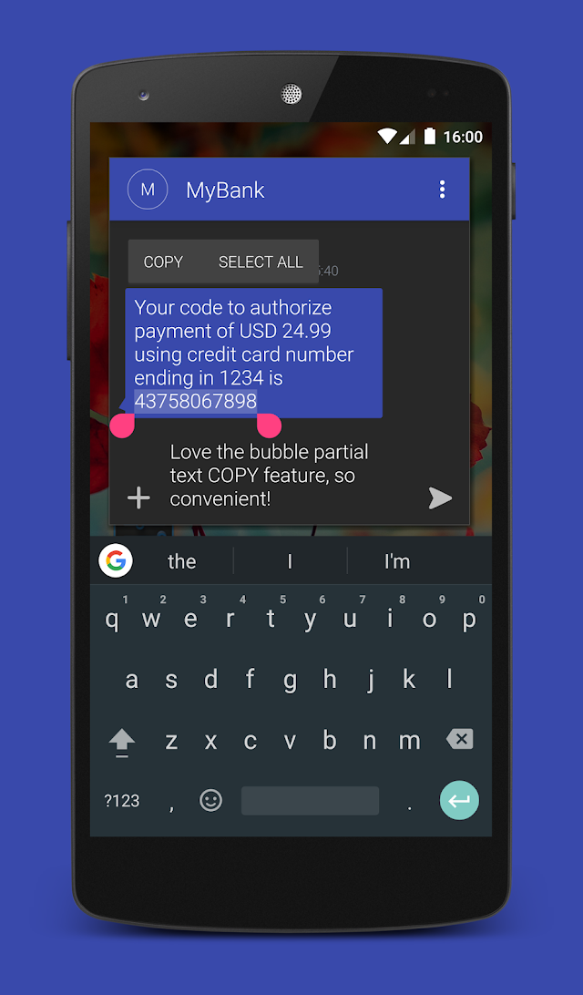 Textra SMS Resimleri