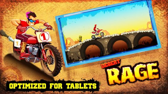 Desert Rage - Bike Racing Game Resimleri