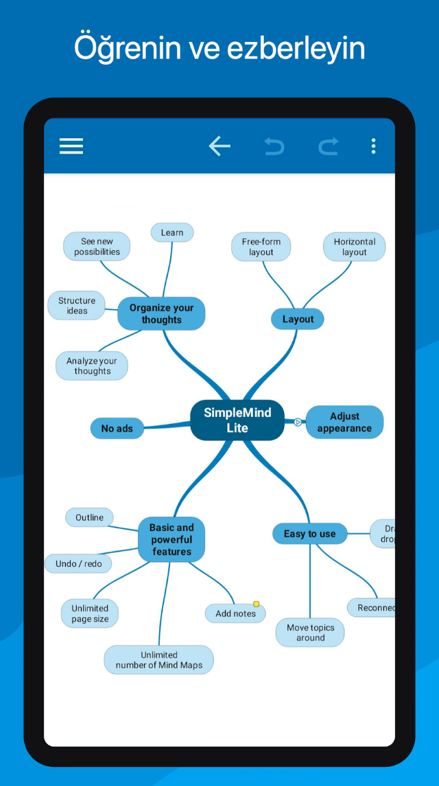 SimpleMind Lite - Mind Mapping Resimleri