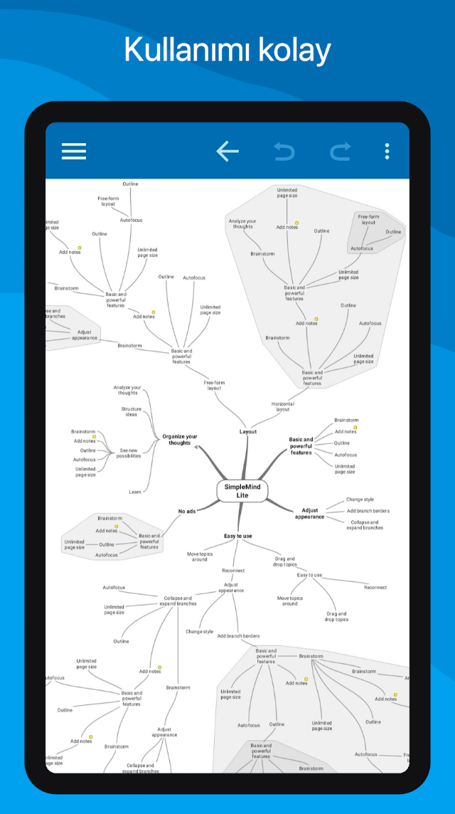 SimpleMind Lite - Mind Mapping Resimleri