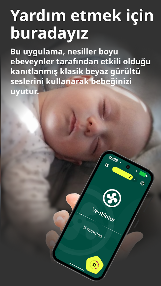 BabySleep: Beyaz gürültü ninni Resimleri