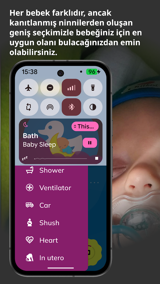 BabySleep: Beyaz gürültü ninni Resimleri