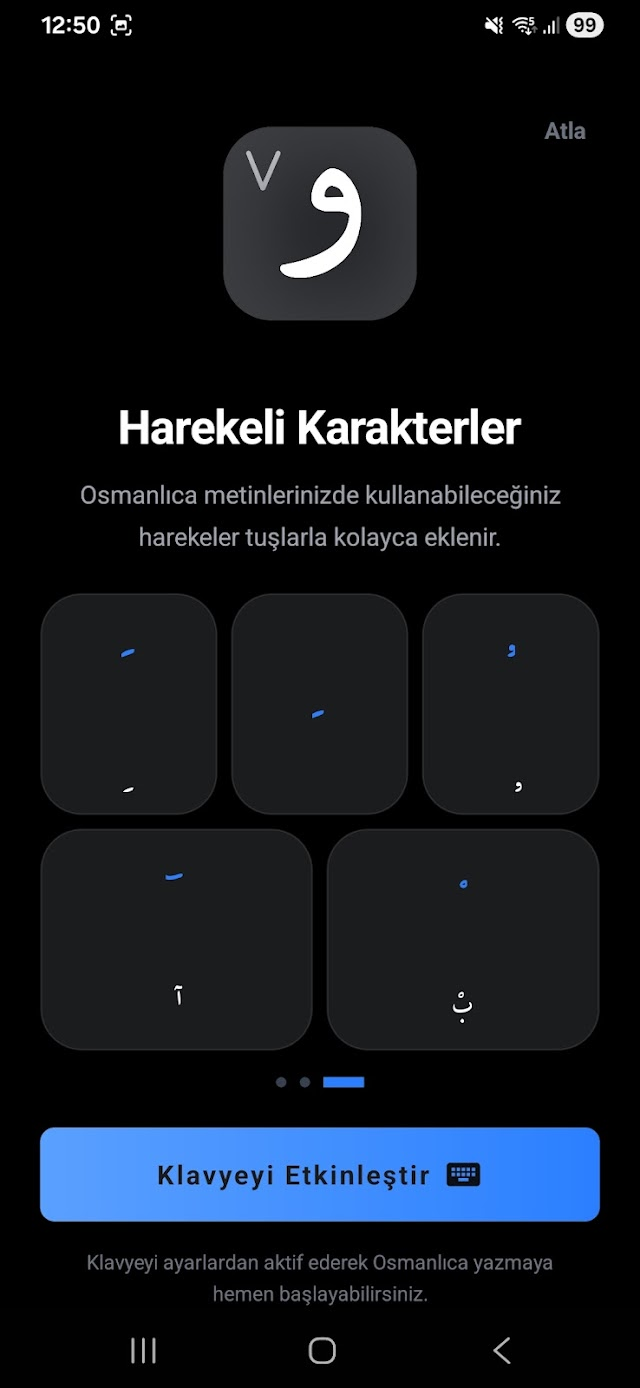 Osmanlıca Klavye Resimleri
